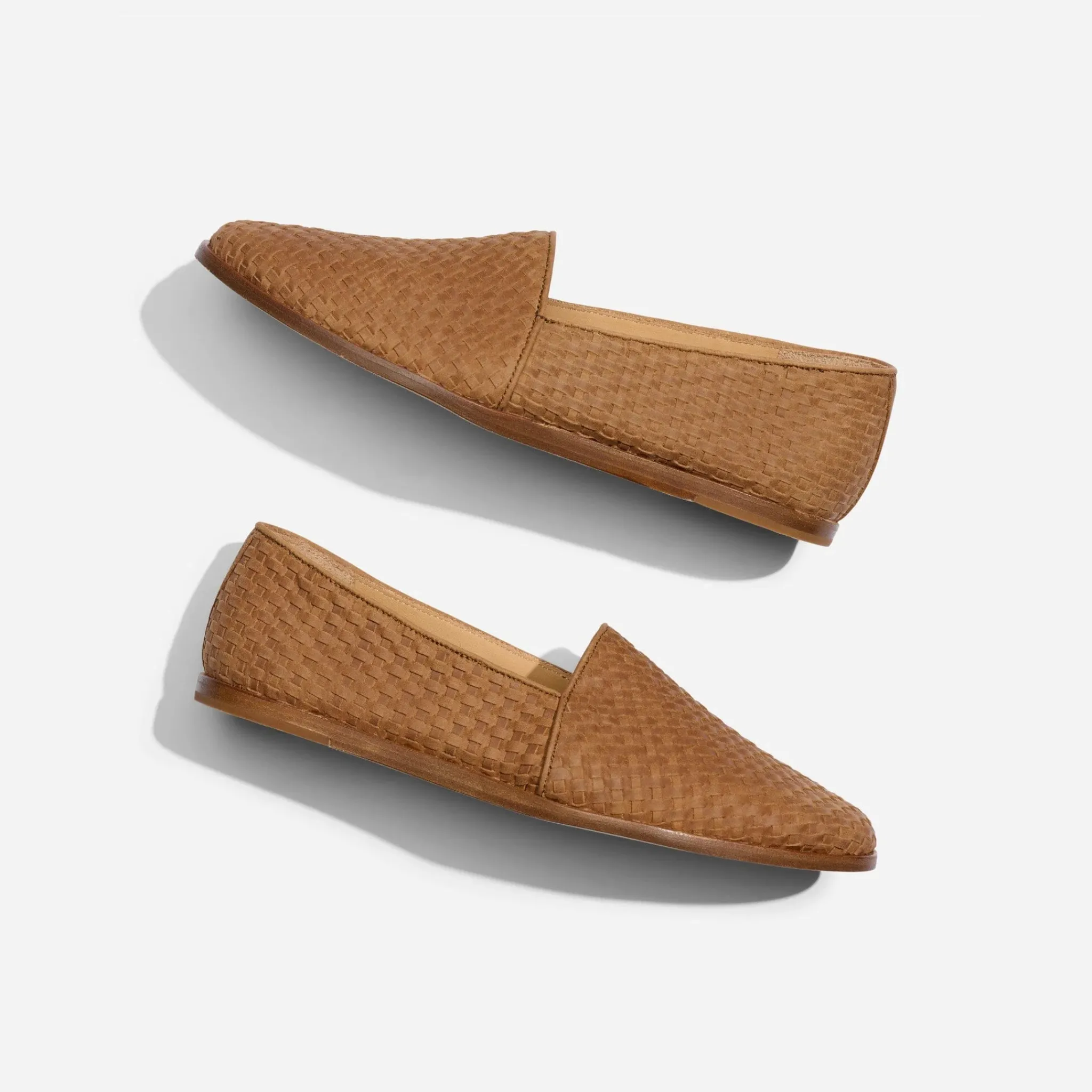 Nisolo Oxfords & Loafers-Alejandro Woven Slip On Woven Tobacco