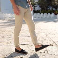 Nisolo Oxfords & Loafers-Alejandro Woven Slip On Woven Black