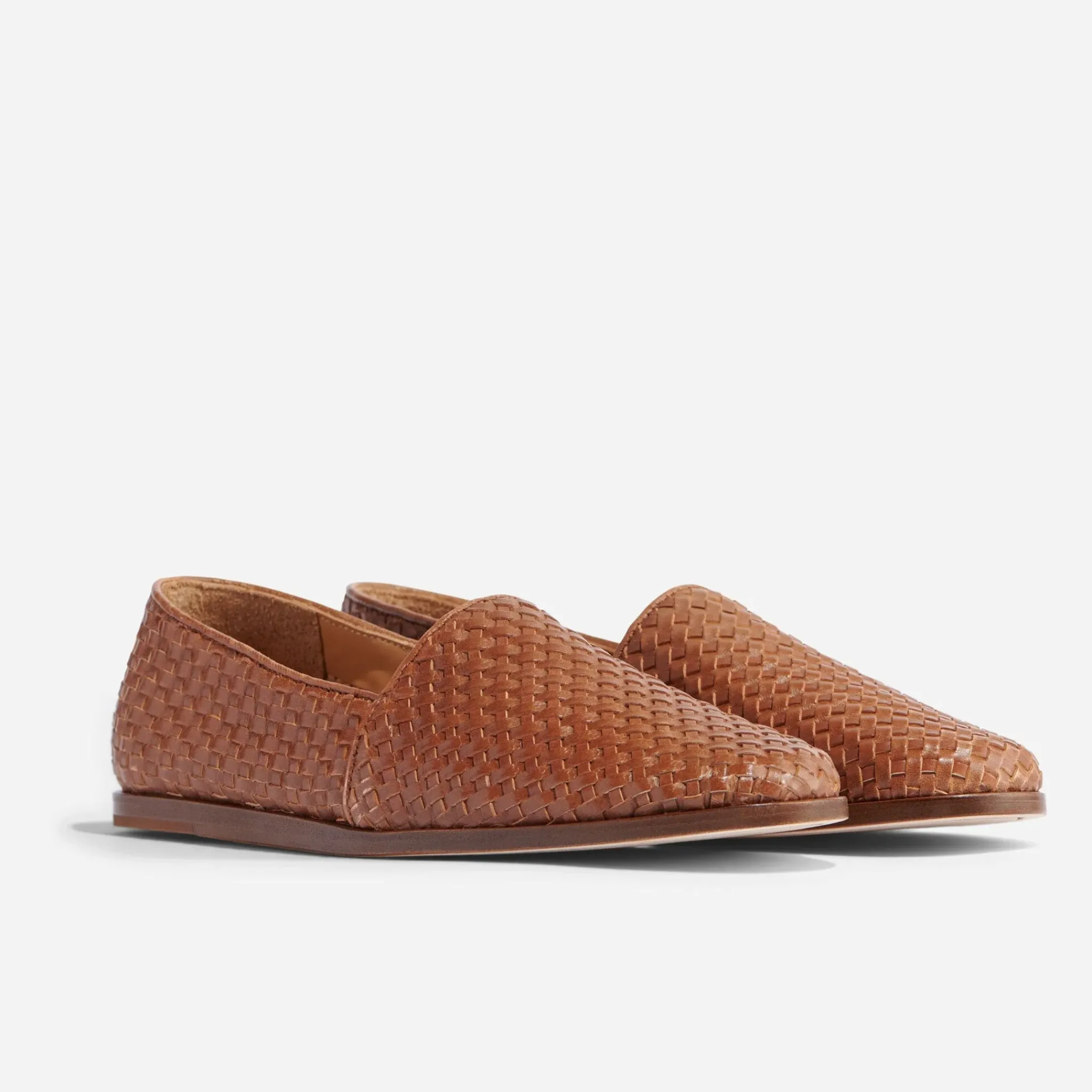 Nisolo Oxfords & Loafers-Alejandro Woven Slip On Woven Brown