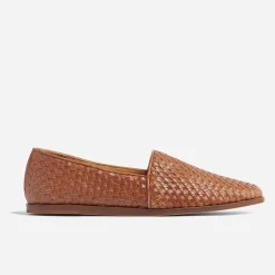 Nisolo Oxfords & Loafers-Alejandro Woven Slip On Woven Brown