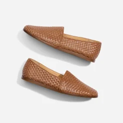 Nisolo Sandals & Slip Ons-Alejandro Woven Slip On Woven Brown