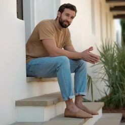 Nisolo Sandals & Slip Ons-Alejandro Woven Slip On Woven Almond