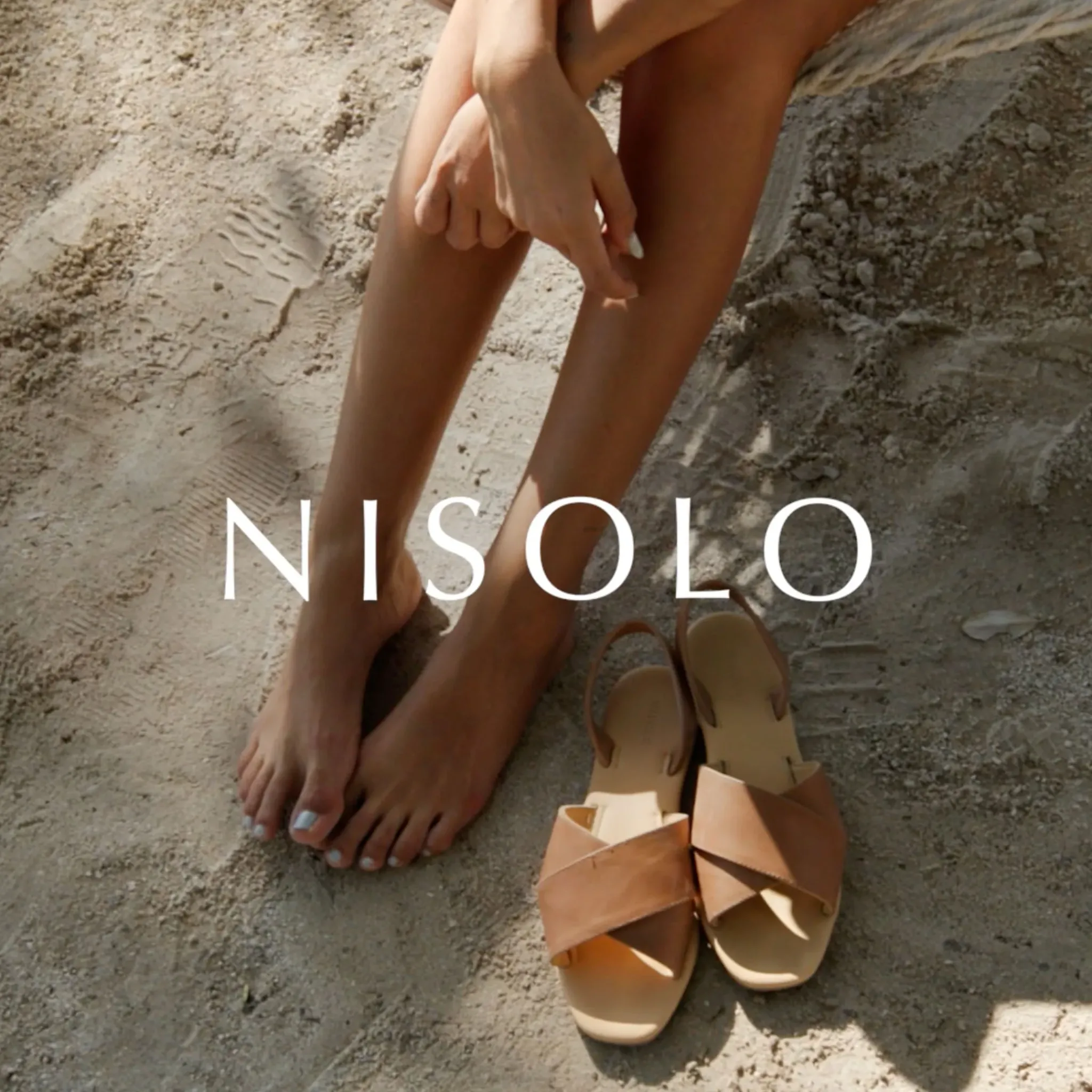 Nisolo Sandals-All-Day Cross Strap Sandal Black