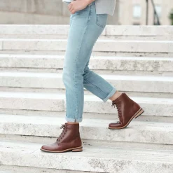 Nisolo Boots-All-Weather Amalia Boot Brandy