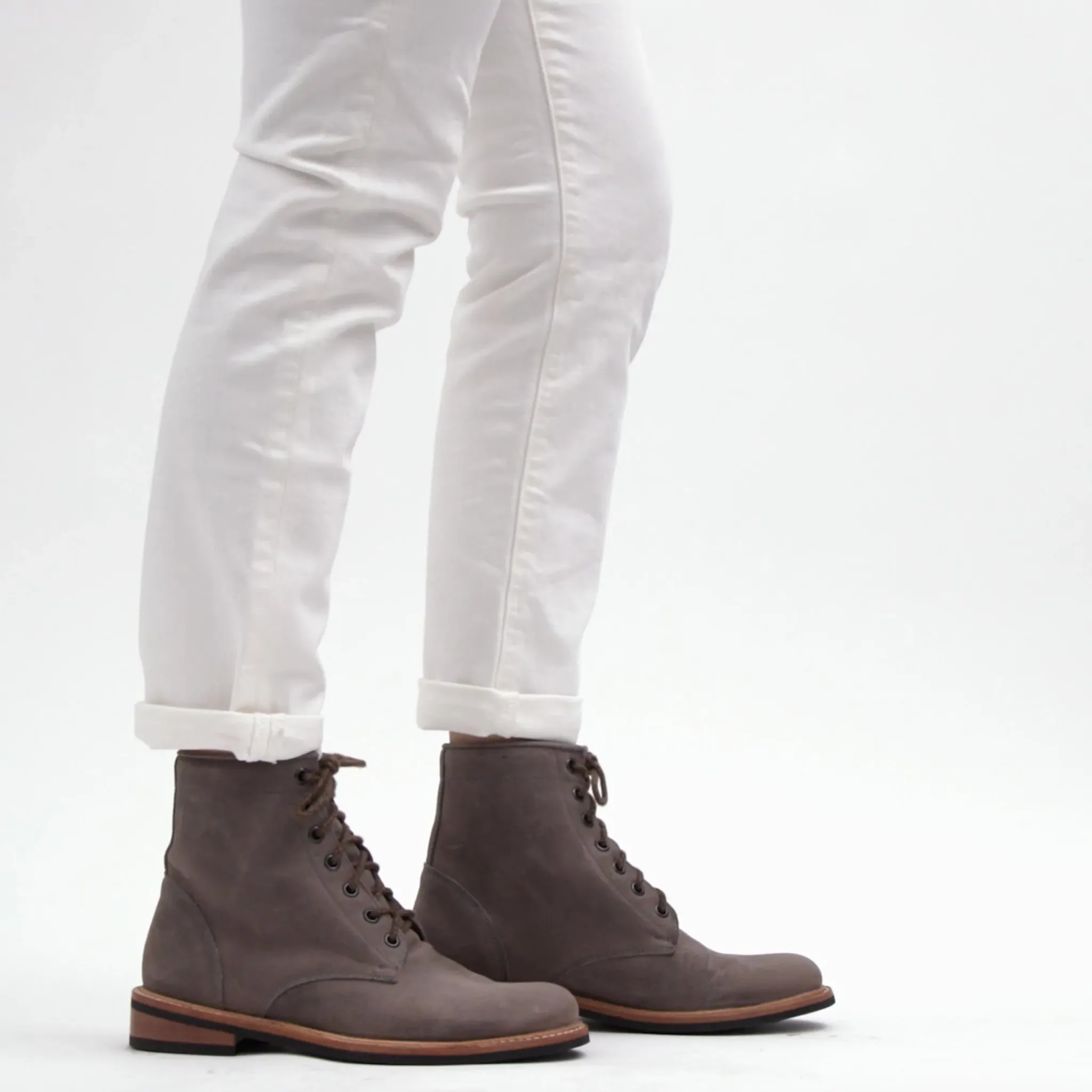 Nisolo Boots-All-Weather Amalia Boot Grey