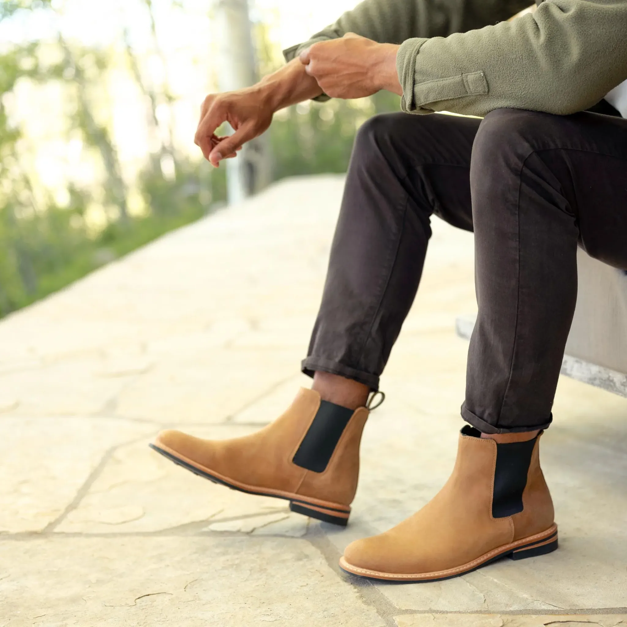 Nisolo Boots-All-Weather Chelsea Boot Tobacco