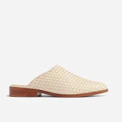Nisolo Mules-Ama Woven Mule Woven Bone