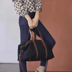 Nisolo Bags & Wallets-Canvas Weekender Black