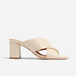 Nisolo Mules-Carina Cross Strap Mule Bone