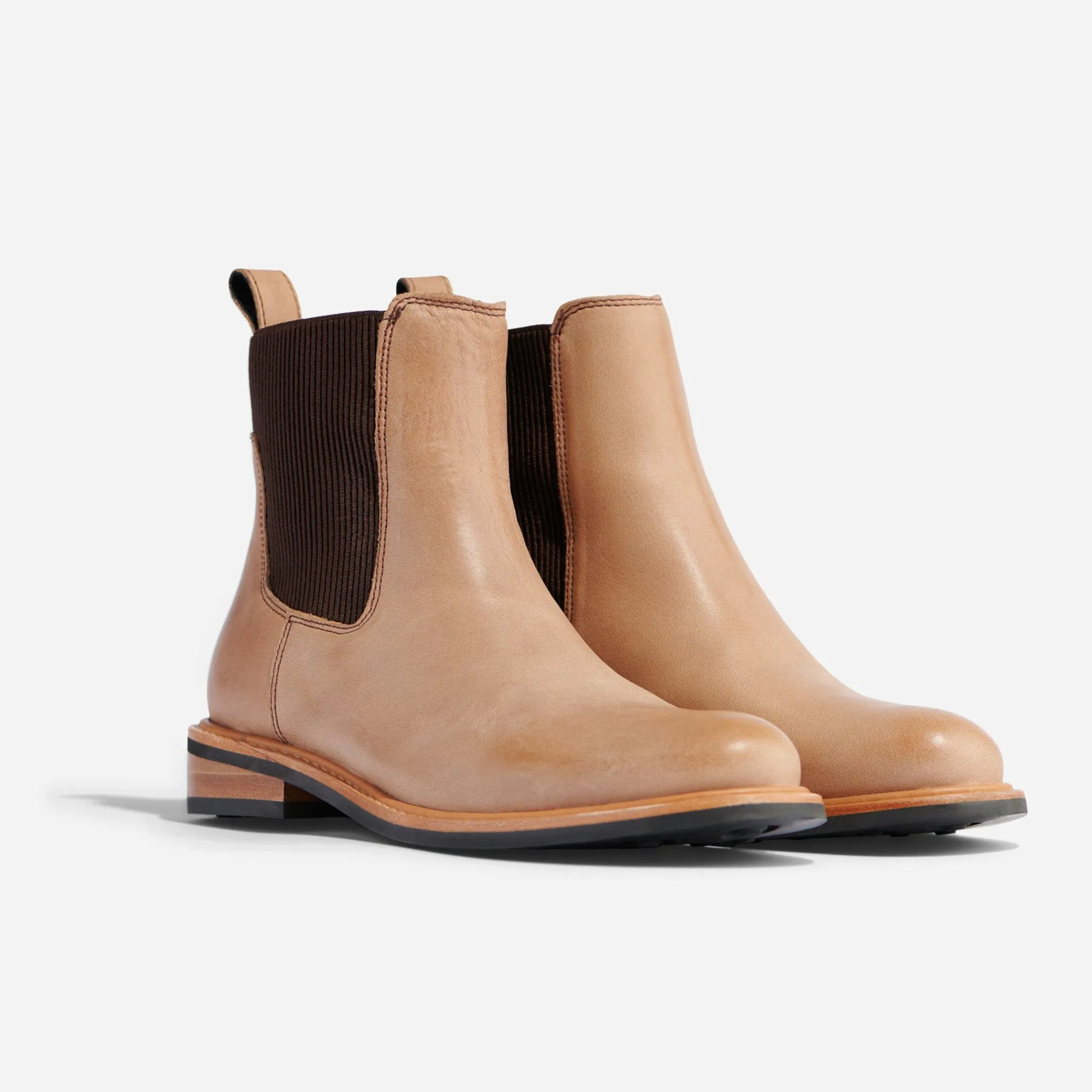 Nisolo Boots-Carmen Chelsea Boot Almond