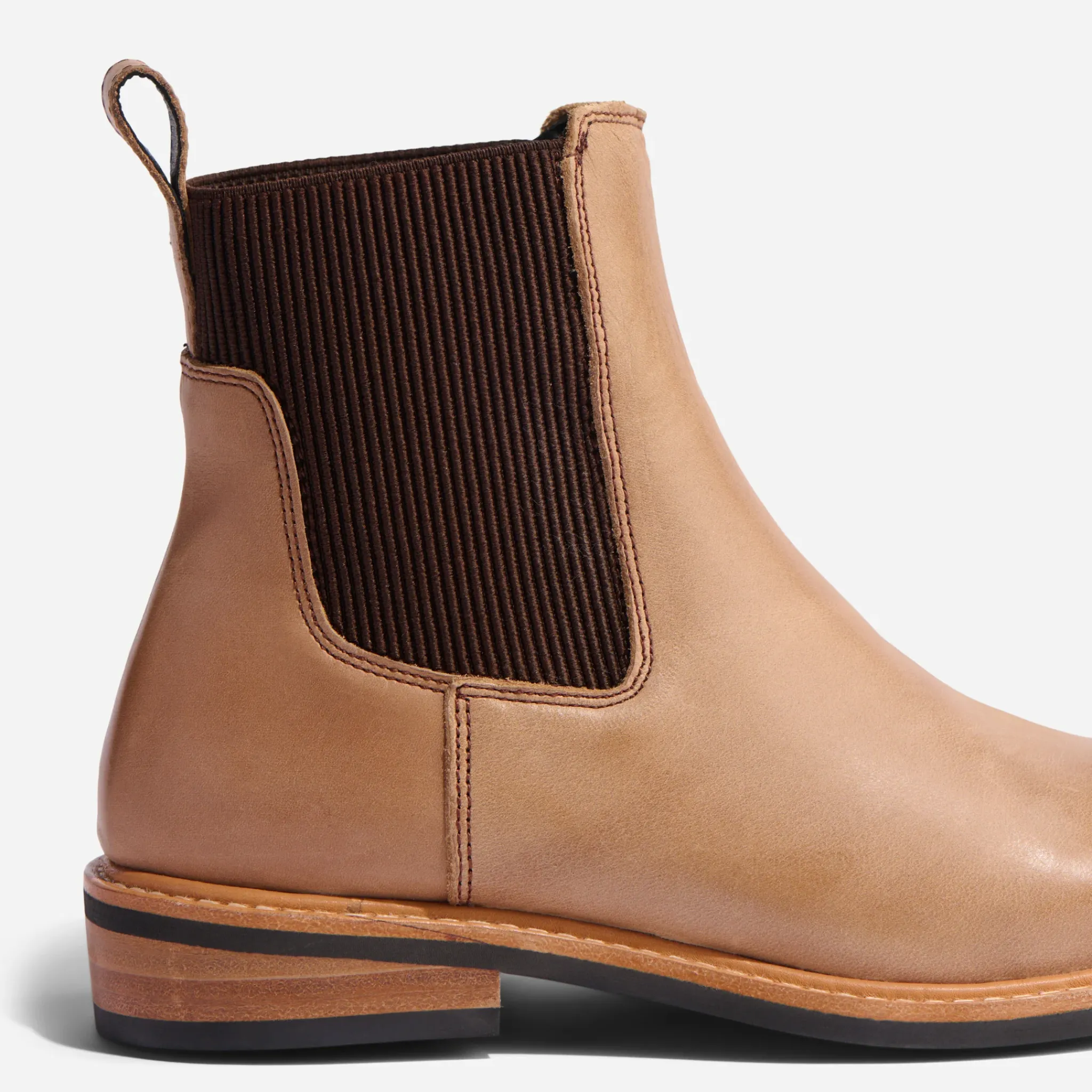 Nisolo Boots-Carmen Chelsea Boot Almond