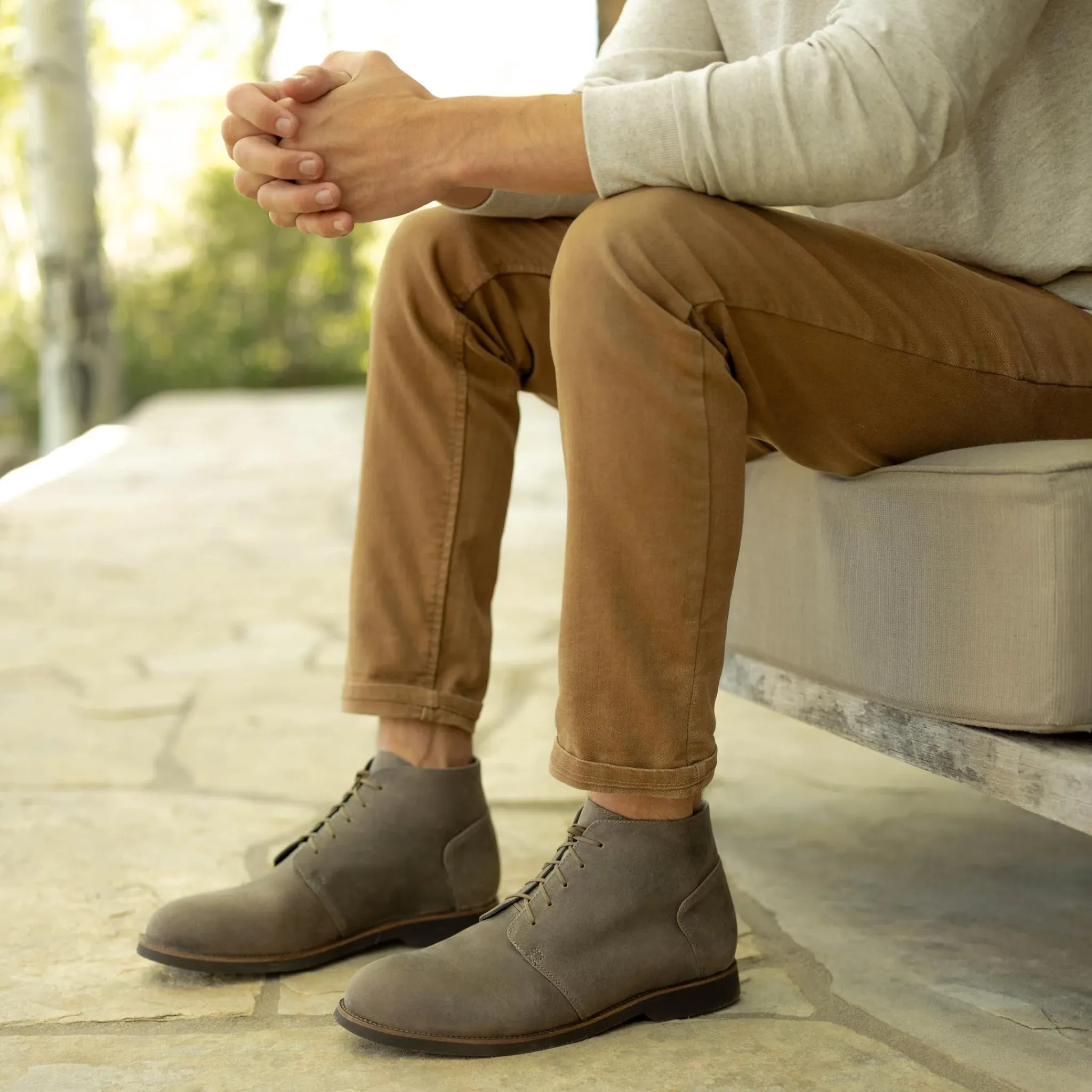 Nisolo Boots-Daytripper Chukka Boot Grey