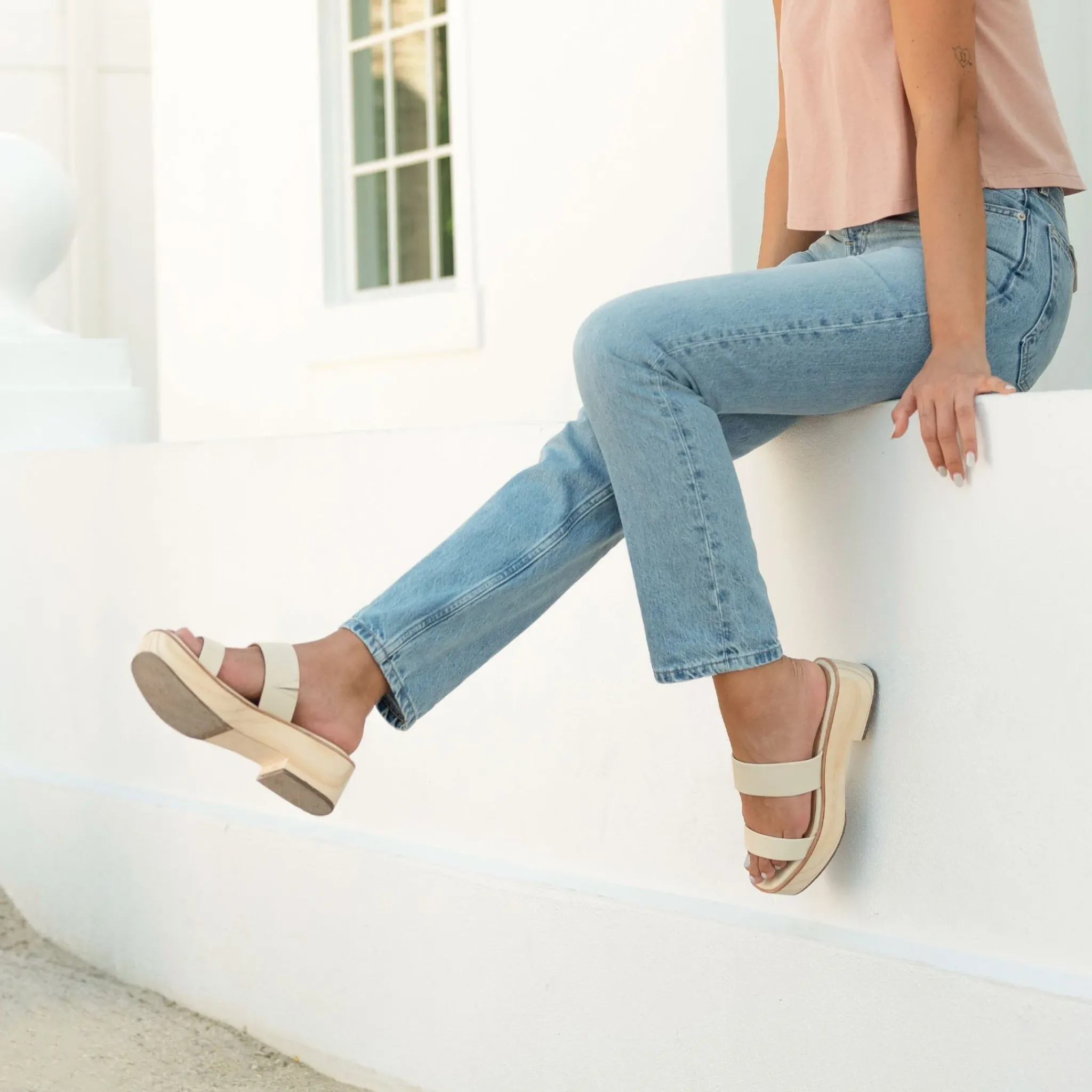 Nisolo Heels-Ellie All-Day Clog Bone