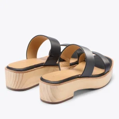 Nisolo Heels-Ellie All-Day Clog Black