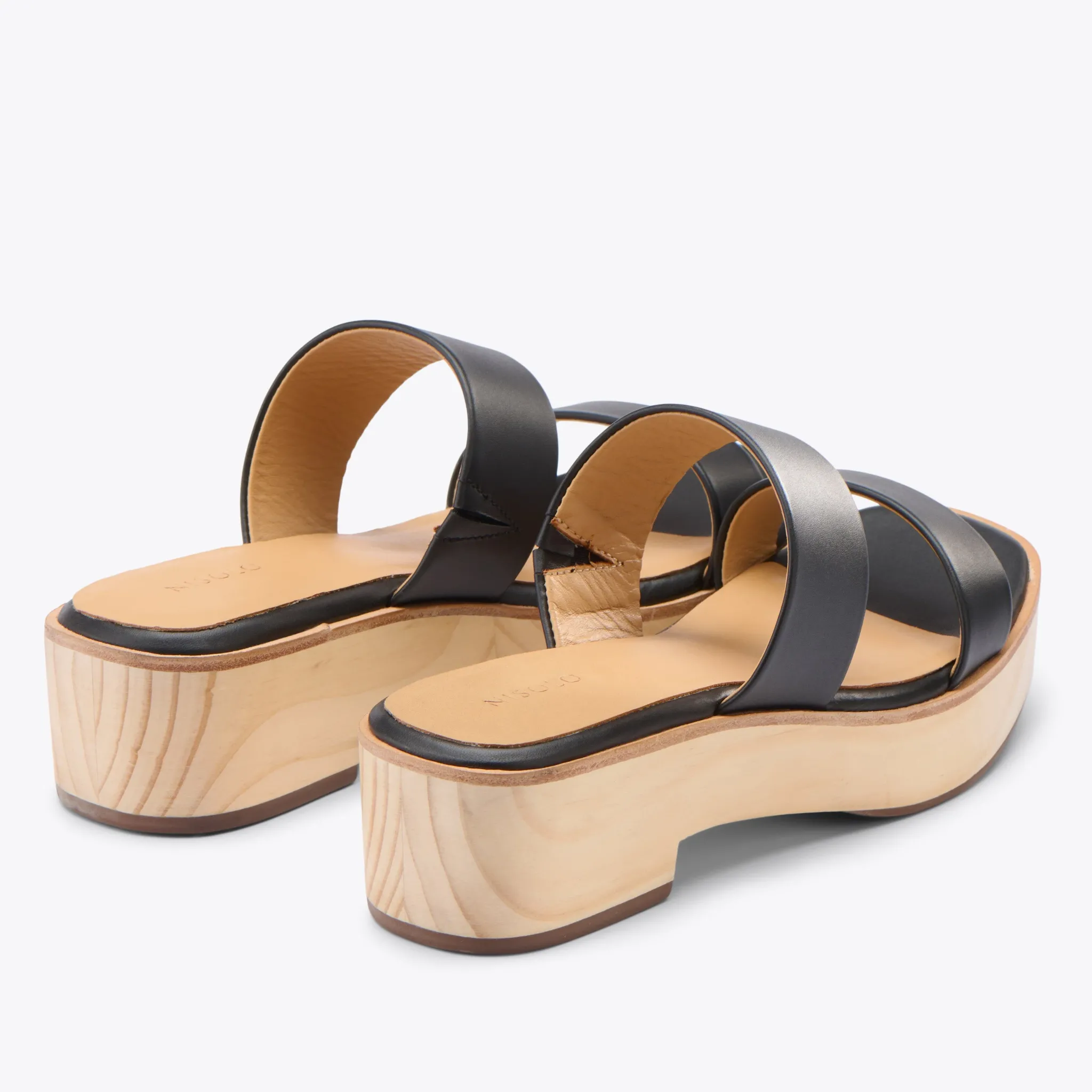 Nisolo Heels-Ellie All-Day Clog Black