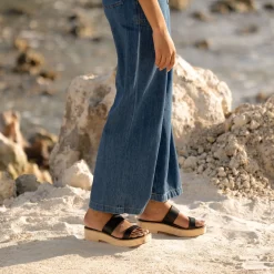 Nisolo Heels-Ellie All-Day Clog Black