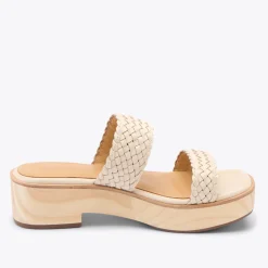 Nisolo Sandals-Ellie All-Day Clog Woven Bone