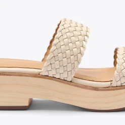 Nisolo Sandals-Ellie All-Day Clog Woven Bone