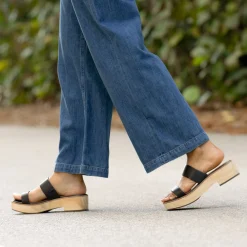 Nisolo Sandals-Ellie All-Day Clog Black