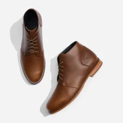 Nisolo Boots-Everyday Chukka Boot Brown