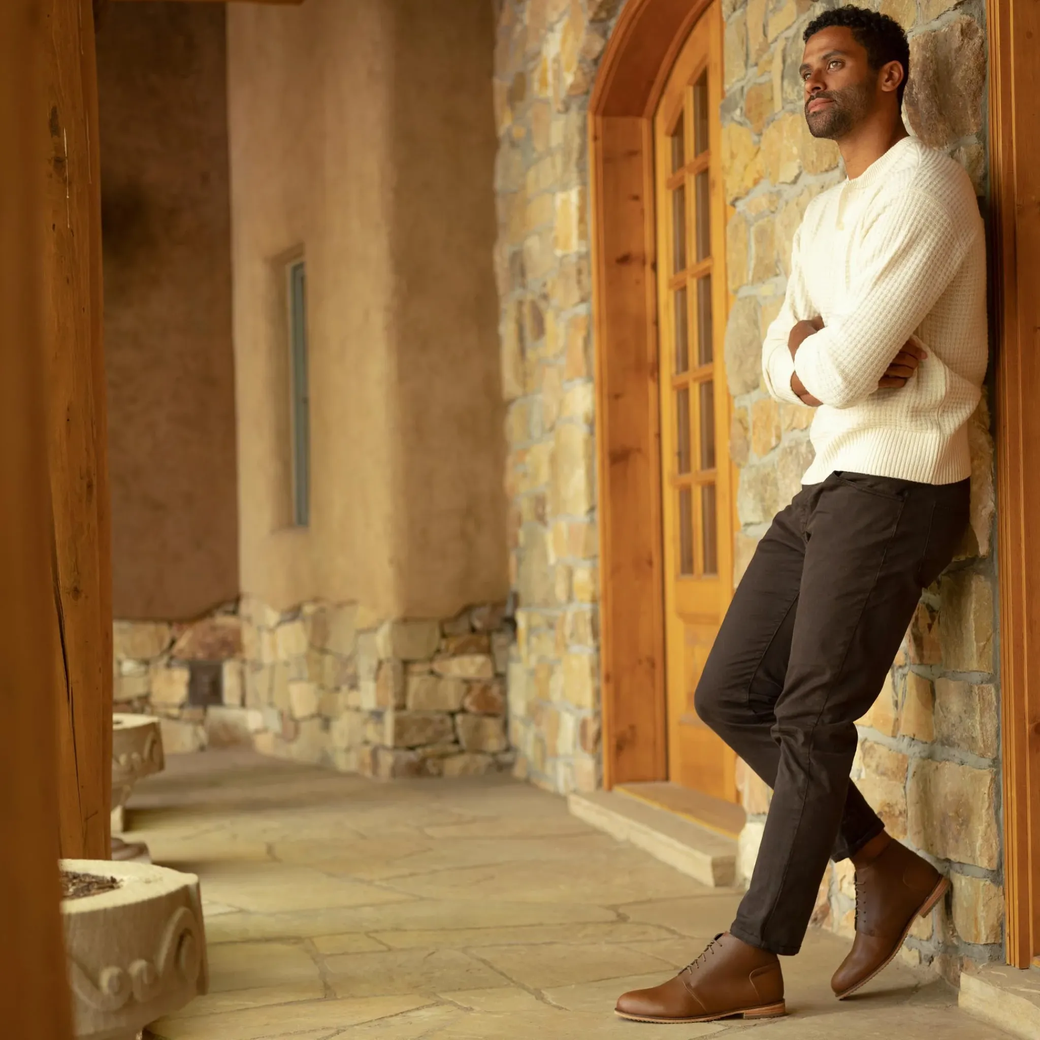 Nisolo Boots-Everyday Chukka Boot Brown