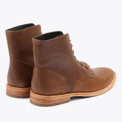 Nisolo Boots-Everyday Lace-Up Boot Brown