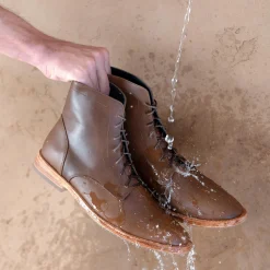 Nisolo Boots-Everyday Lace-Up Boot Brown