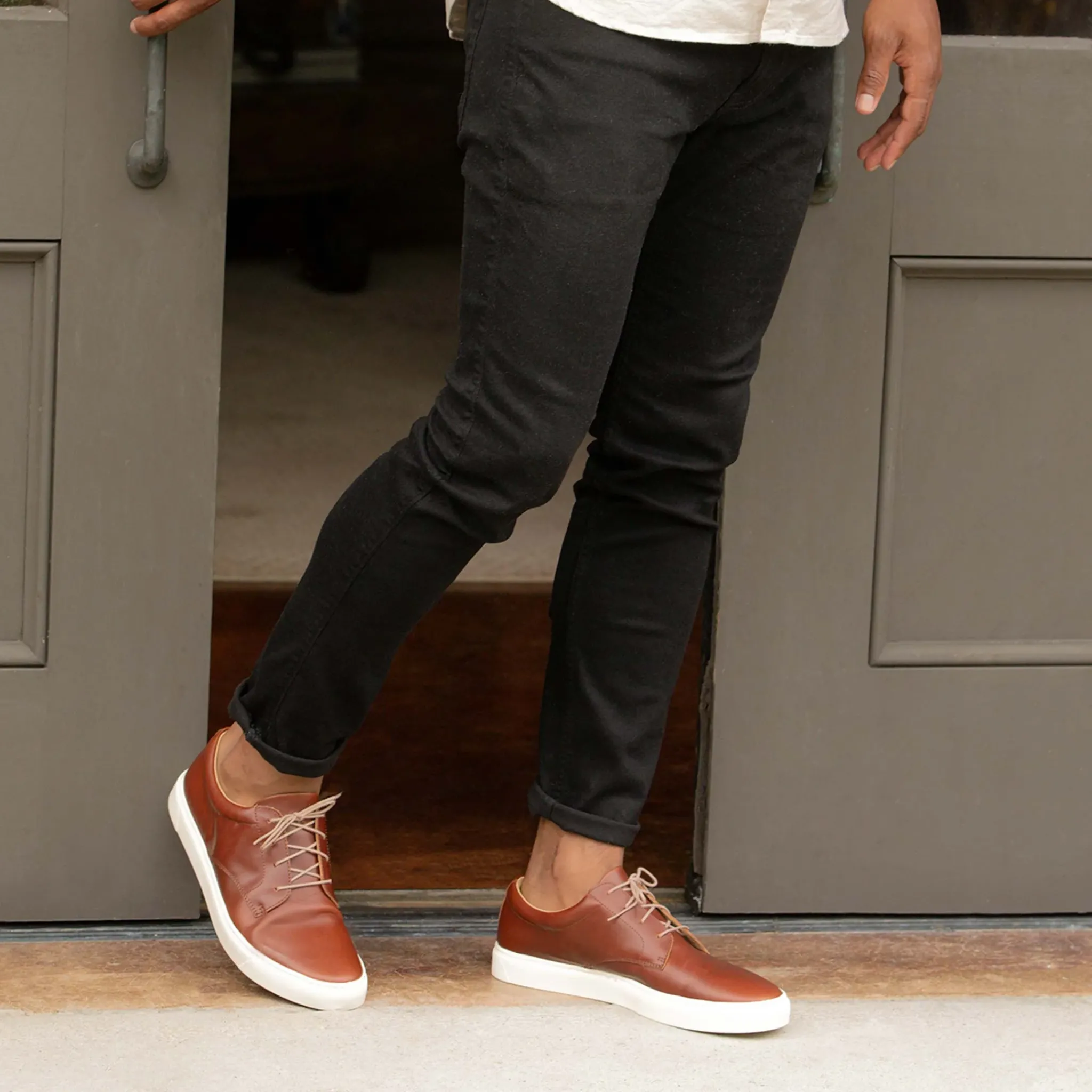 Nisolo Sneakers-Everyday Low Top Sneaker Brandy