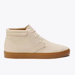 Nisolo Sneakers-Everyday Mid Top Sneaker Bone/Gum
