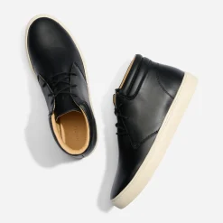 Nisolo Sneakers-Everyday Mid Top Sneaker Black