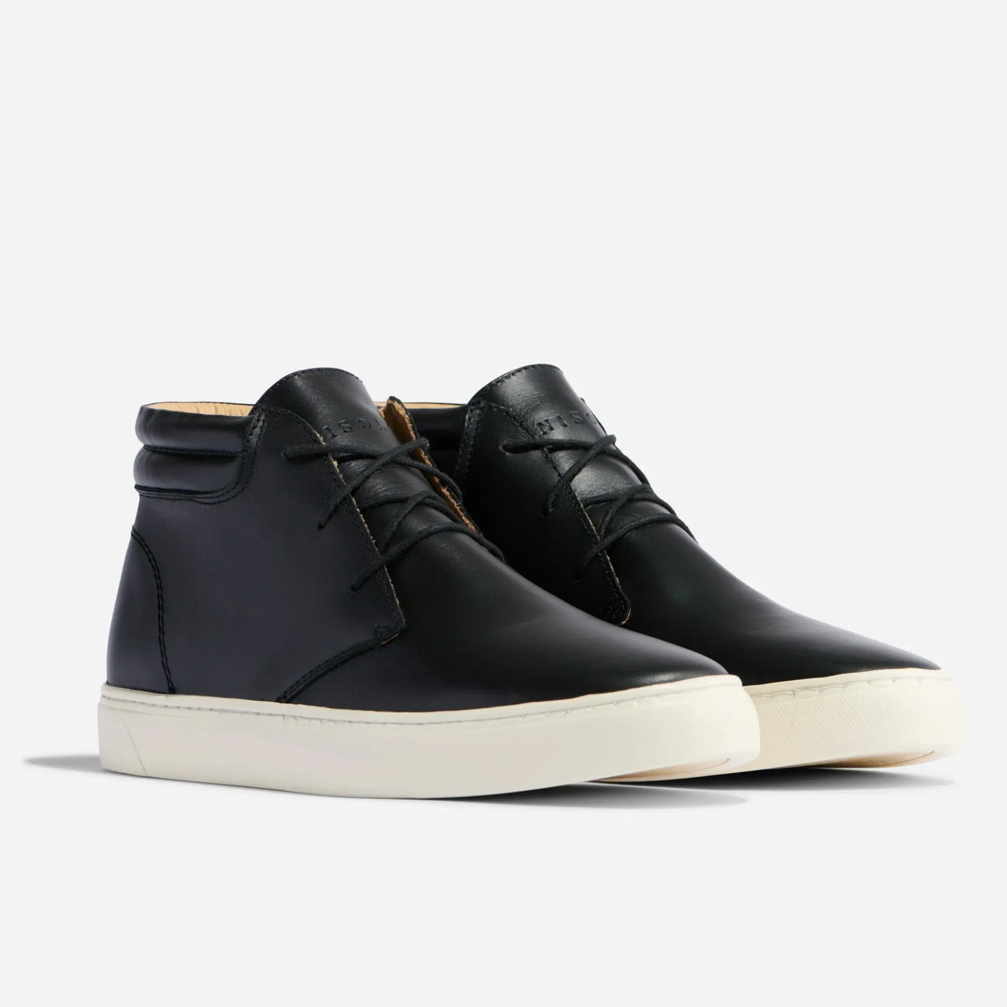 Nisolo Sneakers-Everyday Mid Top Sneaker Black