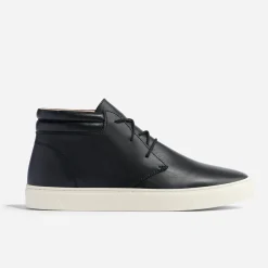 Nisolo Sneakers-Everyday Mid Top Sneaker Black