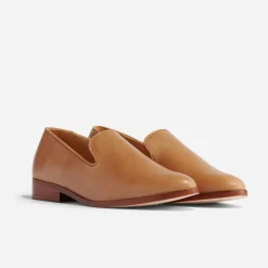 Nisolo Flats & Slip Ons-Everyday Slip On Loafer Almond
