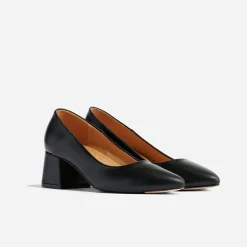 Nisolo Heels-Fiorela Go-To Mid Heel Black