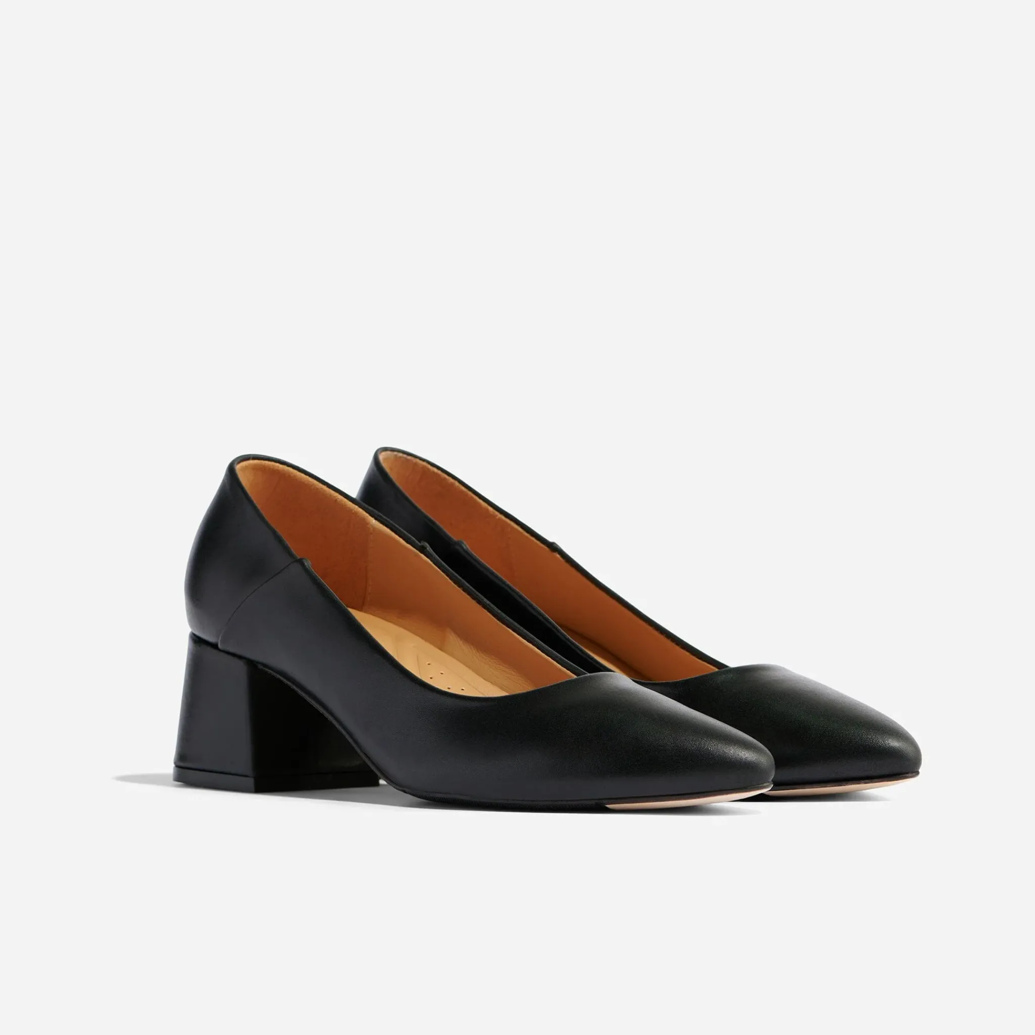 Nisolo Heels-Fiorela Go-To Mid Heel Black