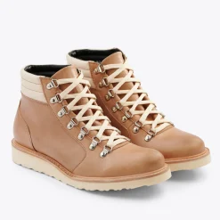 Nisolo Boots-Go-To City Hiker Boot Almond