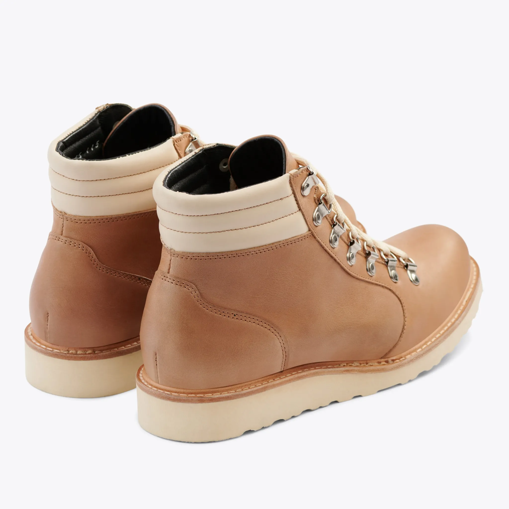 Nisolo Boots-Go-To City Hiker Boot Almond