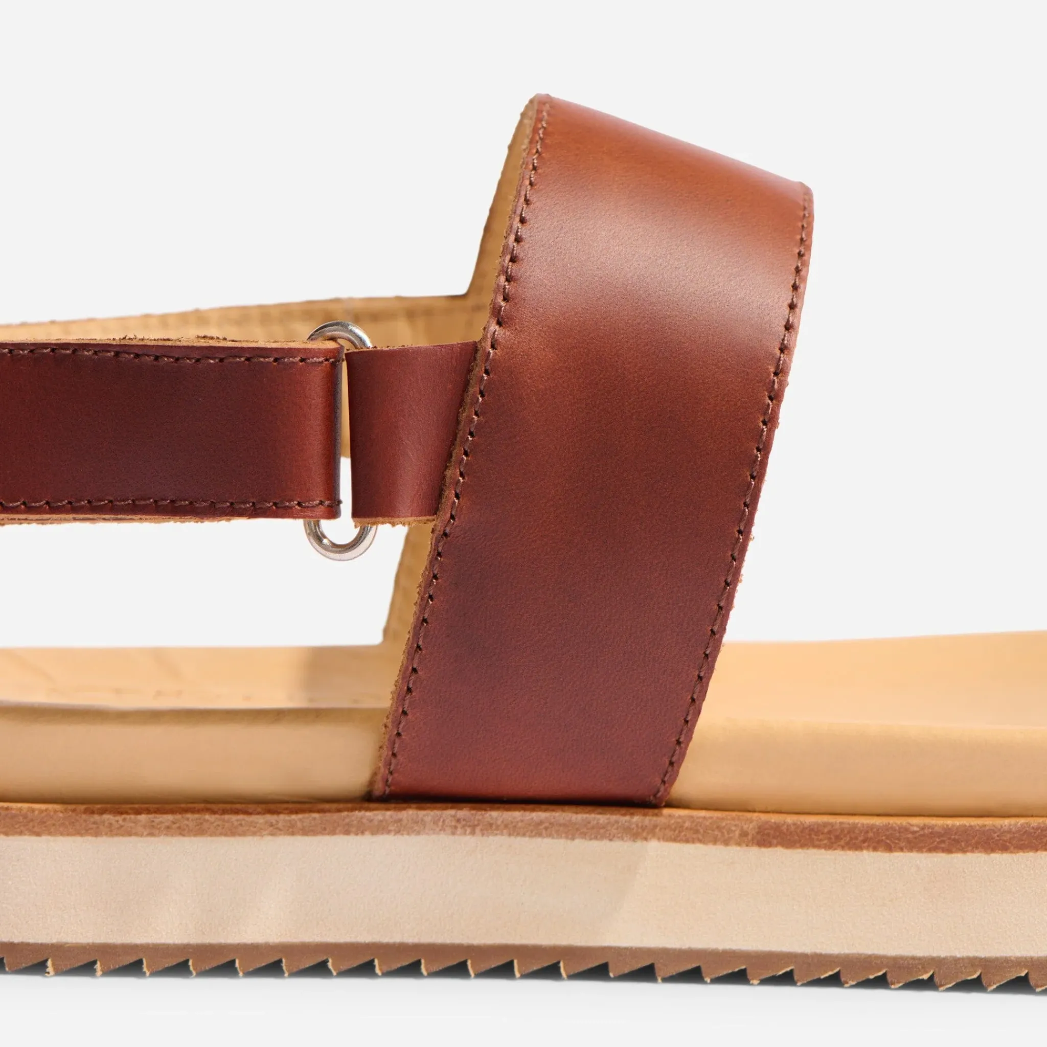 Nisolo Sandals-Go-To Flatform Sandal Brandy