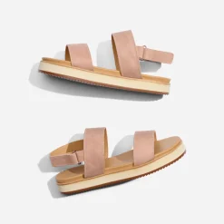Nisolo Sandals-Go-To Flatform Sandal Desert Rose