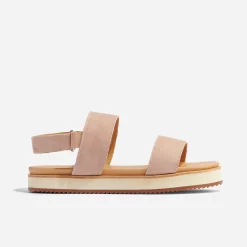 Nisolo Sandals-Go-To Flatform Sandal Desert Rose
