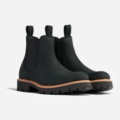 Nisolo Boots-Go-To Lug Chelsea Boot Black