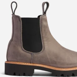 Nisolo Boots-Go-To Lug Chelsea Boot Grey