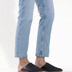 Nisolo Flats & Slip Ons-Go-To Woven Slip On Black