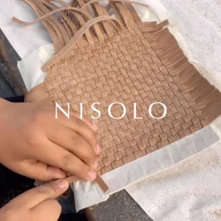 Nisolo Flats & Slip Ons-Go-To Woven Slip On Brandy