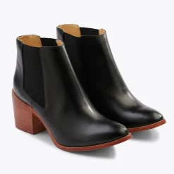 Nisolo Heels-Heeled Chelsea Boot Black