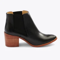 Nisolo Boots-Heeled Chelsea Boot Black