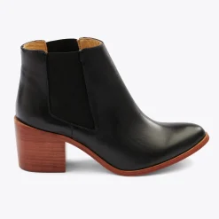 Nisolo Boots-Heeled Chelsea Boot Black