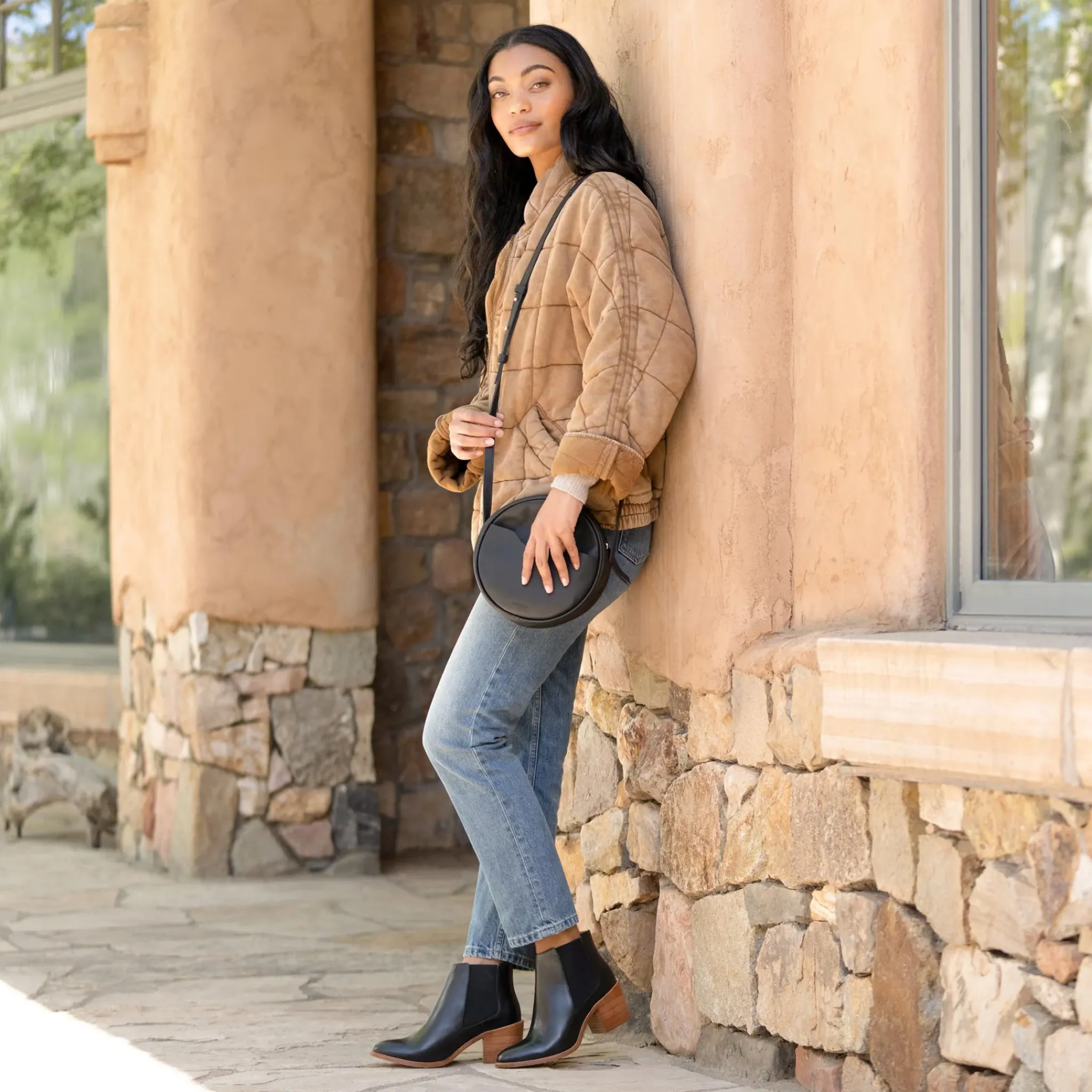 Nisolo Boots-Heeled Chelsea Boot Black