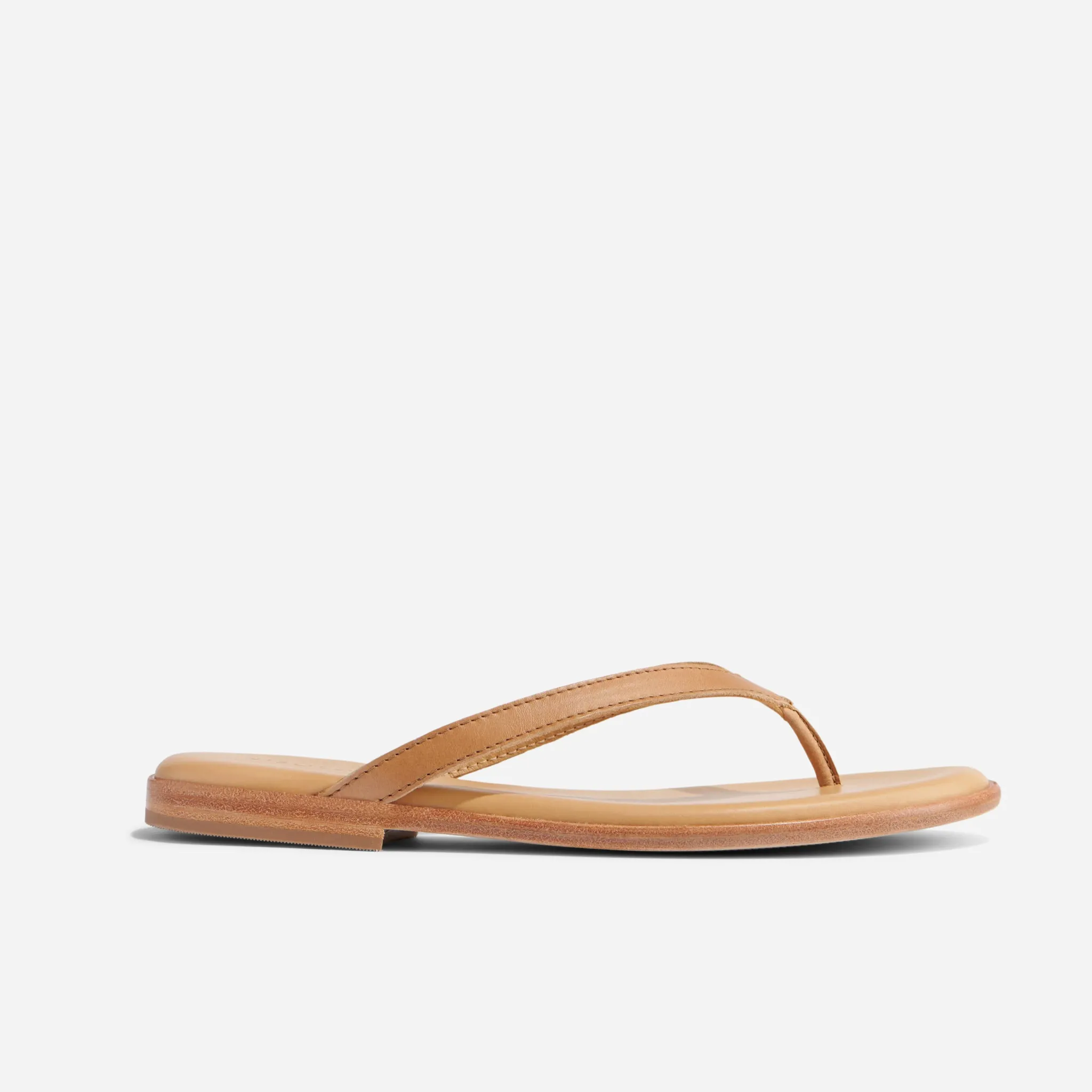 Nisolo Sandals-Isabel Go-To Flip Flop Almond