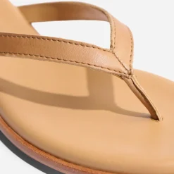 Nisolo Sandals-Isabel Go-To Flip Flop Almond